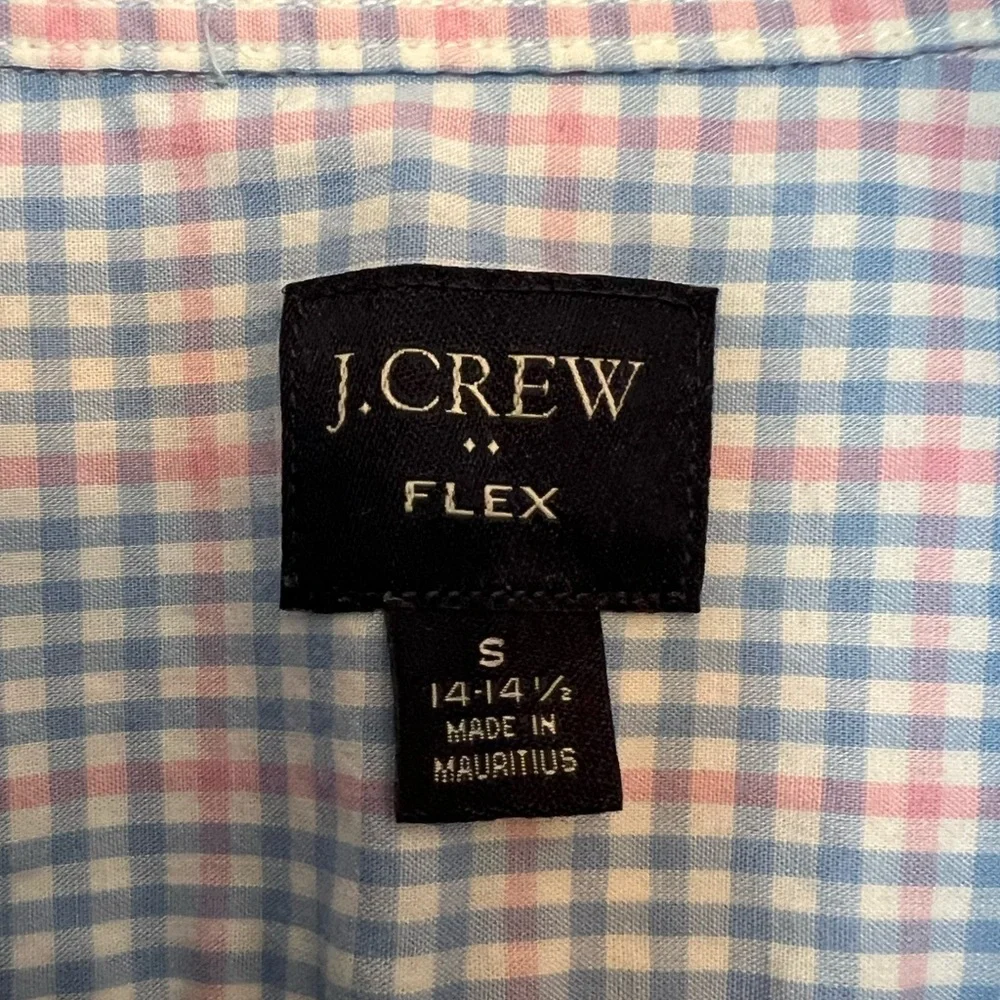 J.Crew flex short sleeve button-down size S‎
